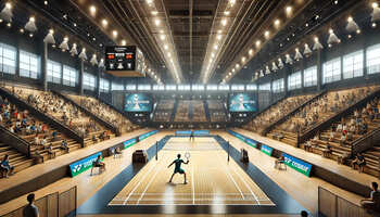 Badminton court